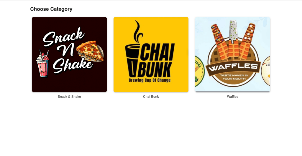 Screenshot of PM Drive-In Digital Menu